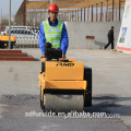 Rolo compactador vibratório portátil de tambor duplo diesel (FYL-S600C)